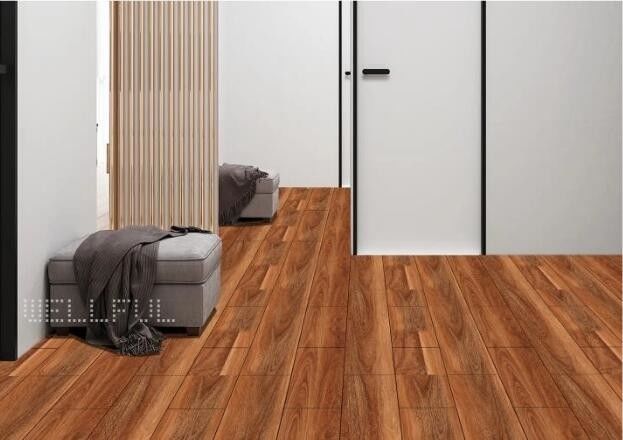 progettazione a prova d'umidità a prova di fuoco impermeabile morbida di legno del film di stampa del PVC di 0.15mm per la pavimentazione dell'interruttore di sicurezza di SPC