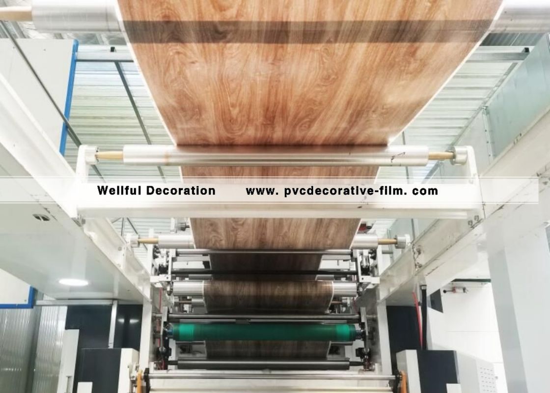 Stampa di legno impermeabile decorativa di trasferimento dell'inchiostro del film del PVC del grano